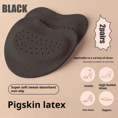 2 paires d'autocollants antidérapants, coussinets pour l'avant pied, semelles intérieure pour soulager la douleur liée au talons hauts,