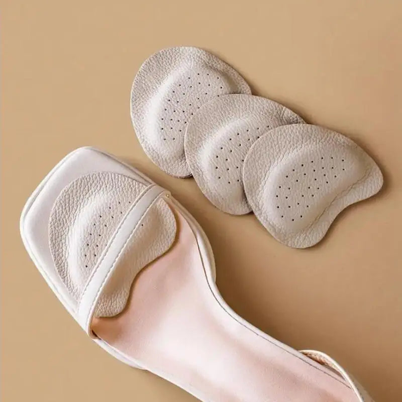 2 paires d'autocollants antidérapants, coussinets pour l'avant pied, semelles intérieure pour soulager la douleur liée au talons hauts,