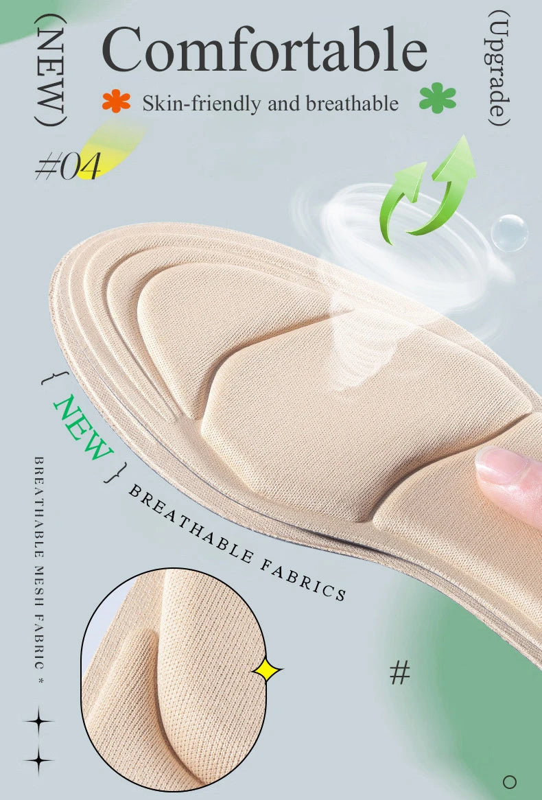 Semelles en mousse à mémoire de forme