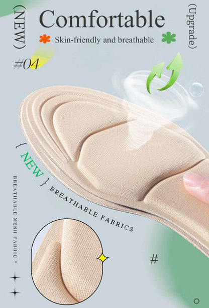 Semelles en mousse à mémoire de forme