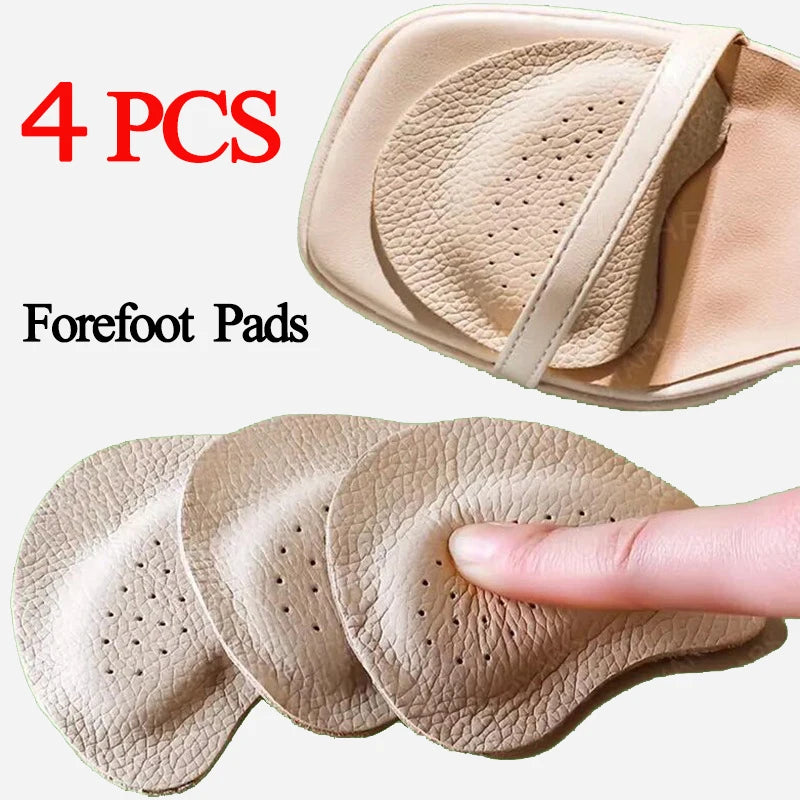 2 paires d'autocollants antidérapants, coussinets pour l'avant pied, semelles intérieure pour soulager la douleur liée au talons hauts,