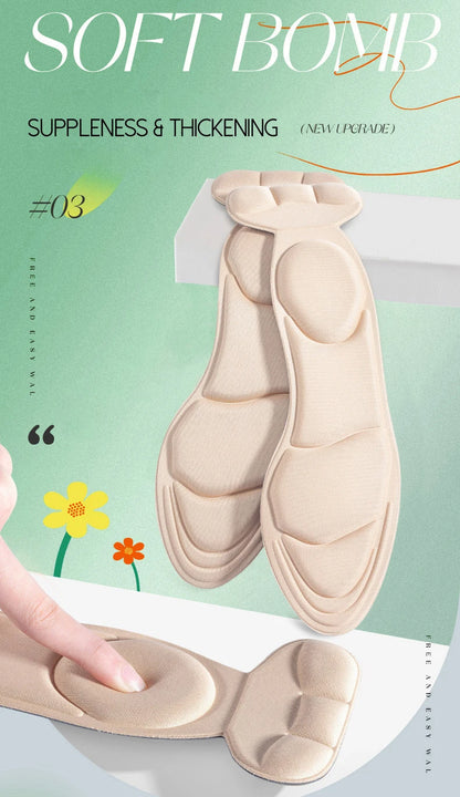 Semelles en mousse à mémoire de forme