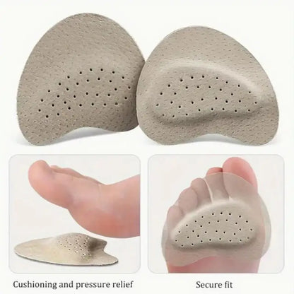 2 paires d'autocollants antidérapants, coussinets pour l'avant pied, semelles intérieure pour soulager la douleur liée au talons hauts,